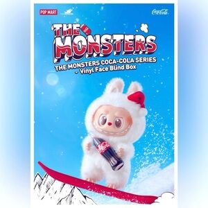 SURPRISE SHAKE-THE MONSTERS COCA-COLA SERIES-Vinyl Face Blind Box-LABUBU-NIB